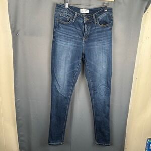 BKE Gabby Curvy Fit High Rise Skinny Jeans Dark Wash Mens Size 27x30